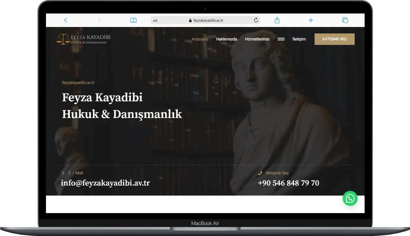 Hukuk Web Site Tasarım Hizmeti - ACA Dijital Danışmanlık